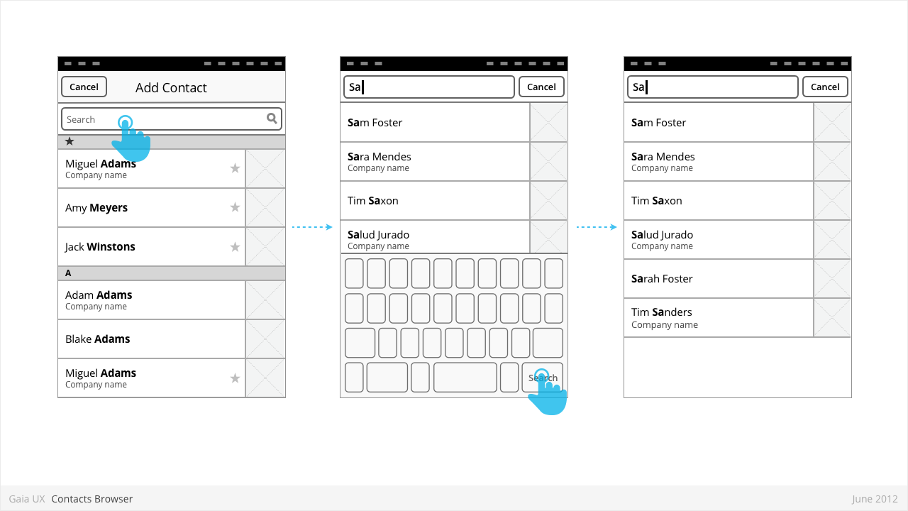 Contacts Browser 1