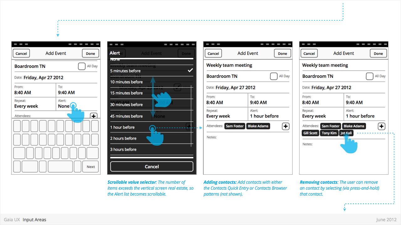 Input Areas 4