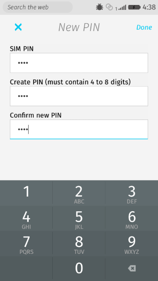 Change PIN1