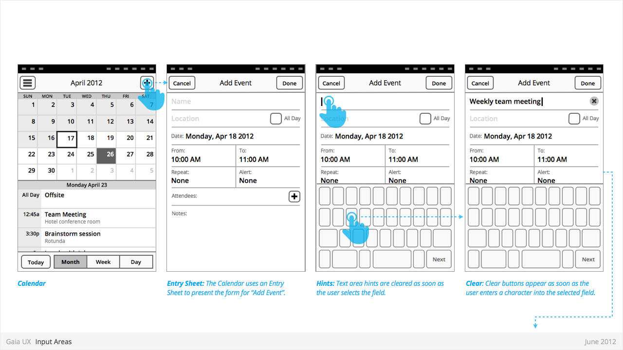 Input Areas 1