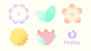 Firefox Flowers Wallpaper Desktop Light